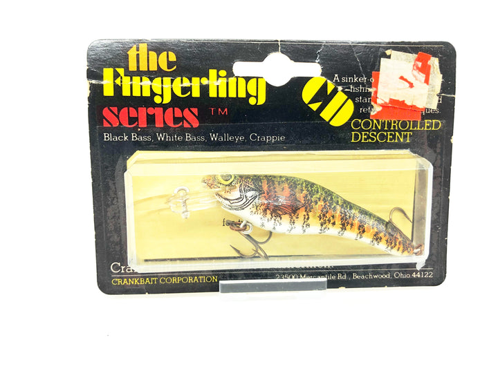 Crankbait Corp Fingerling Perch Color 16 Card Old Stock