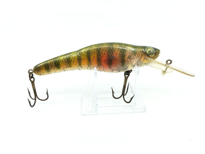 Crankbait Corp Fingerling "Yearling" 5" Size Perch Color 6