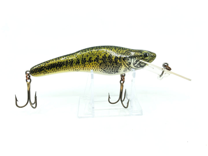 Crankbait Corp Fingerling "Yearling" 5" Size Chartreuse Largemouth Bass Color 5