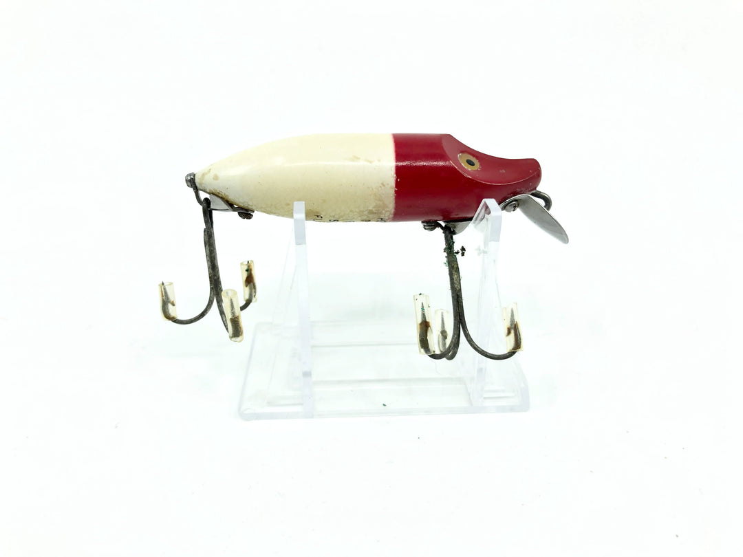 Heddon River Runt Spook Sinker 9110 RH Red Head White Body Color