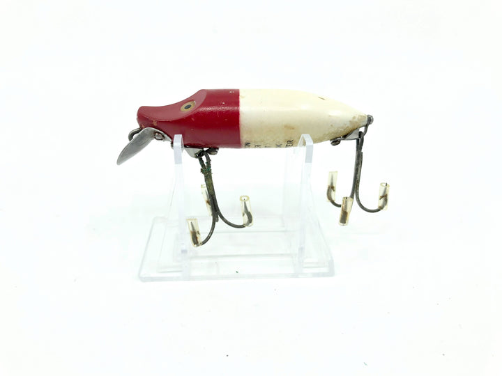 Heddon River Runt Spook Sinker 9110 RH Red Head White Body Color
