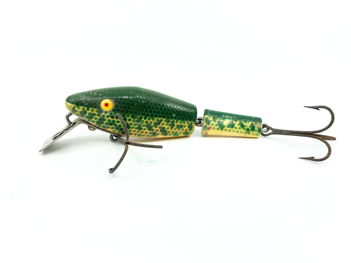 L & S Pike Master Sinker 30 Green Speckles Color Opaque Eyes