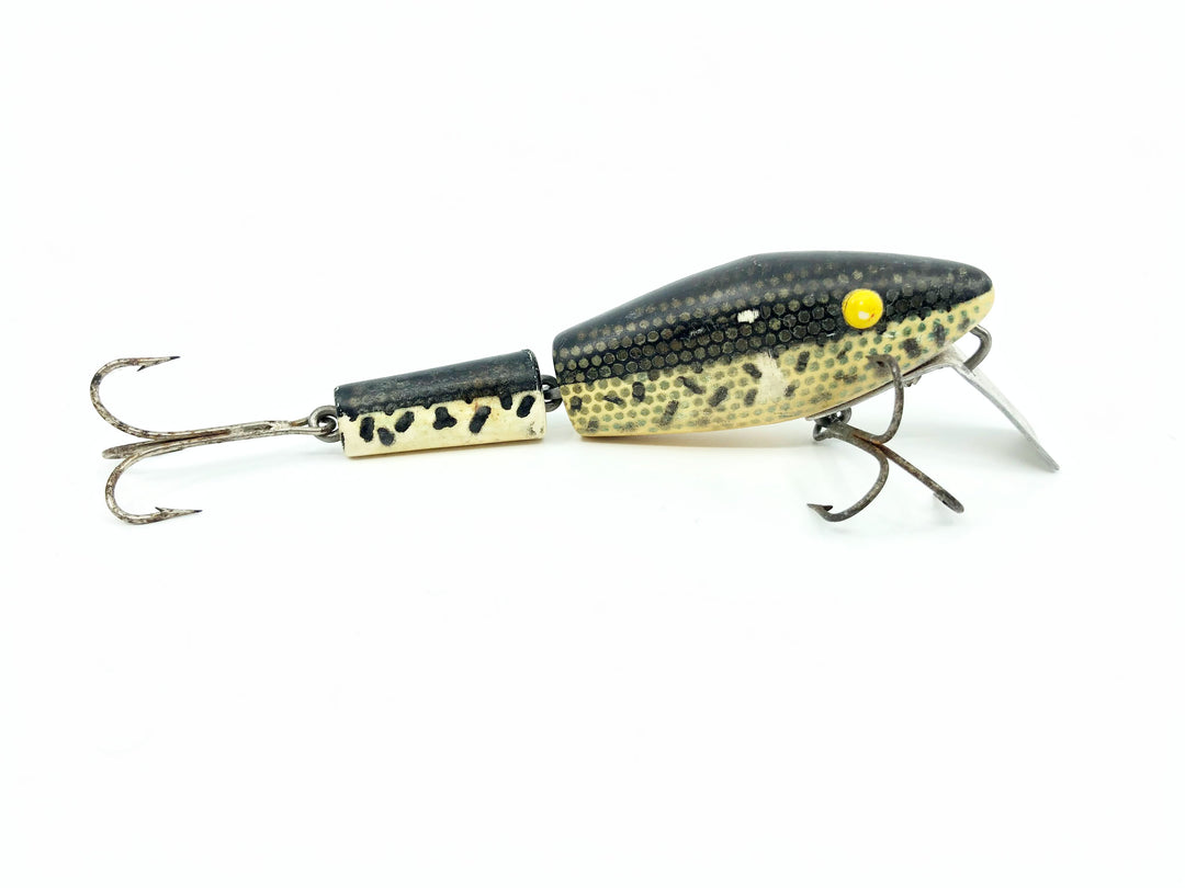 L & S Pike Master Floater 35 Black Speckles Color Opaque Eyes