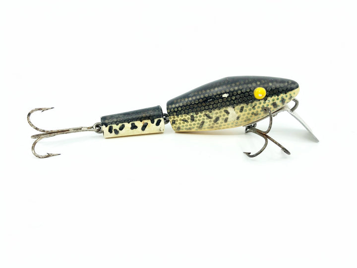 L & S Pike Master Floater 35 Black Speckles Color Opaque Eyes