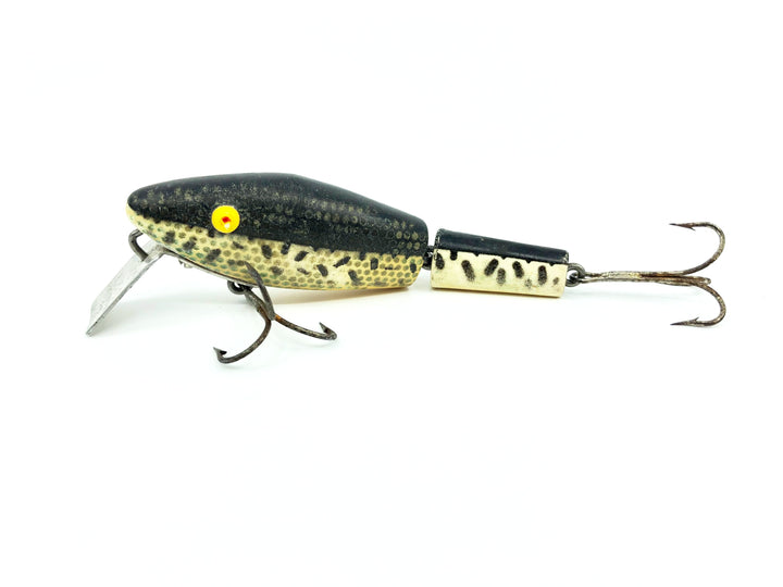 L & S Pike Master Floater 35 Black Speckles Color Opaque Eyes
