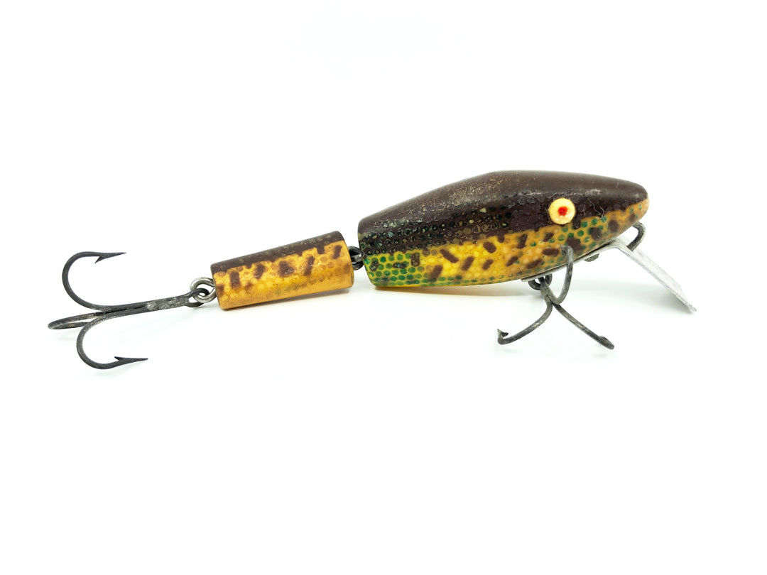 L & S Pike Master Floater 35 Brown Speckles Color Opaque Eyes
