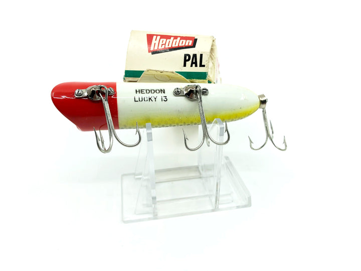 Heddon Lucky 13 2500 JRH Frog Scale Red Head Color with Box
