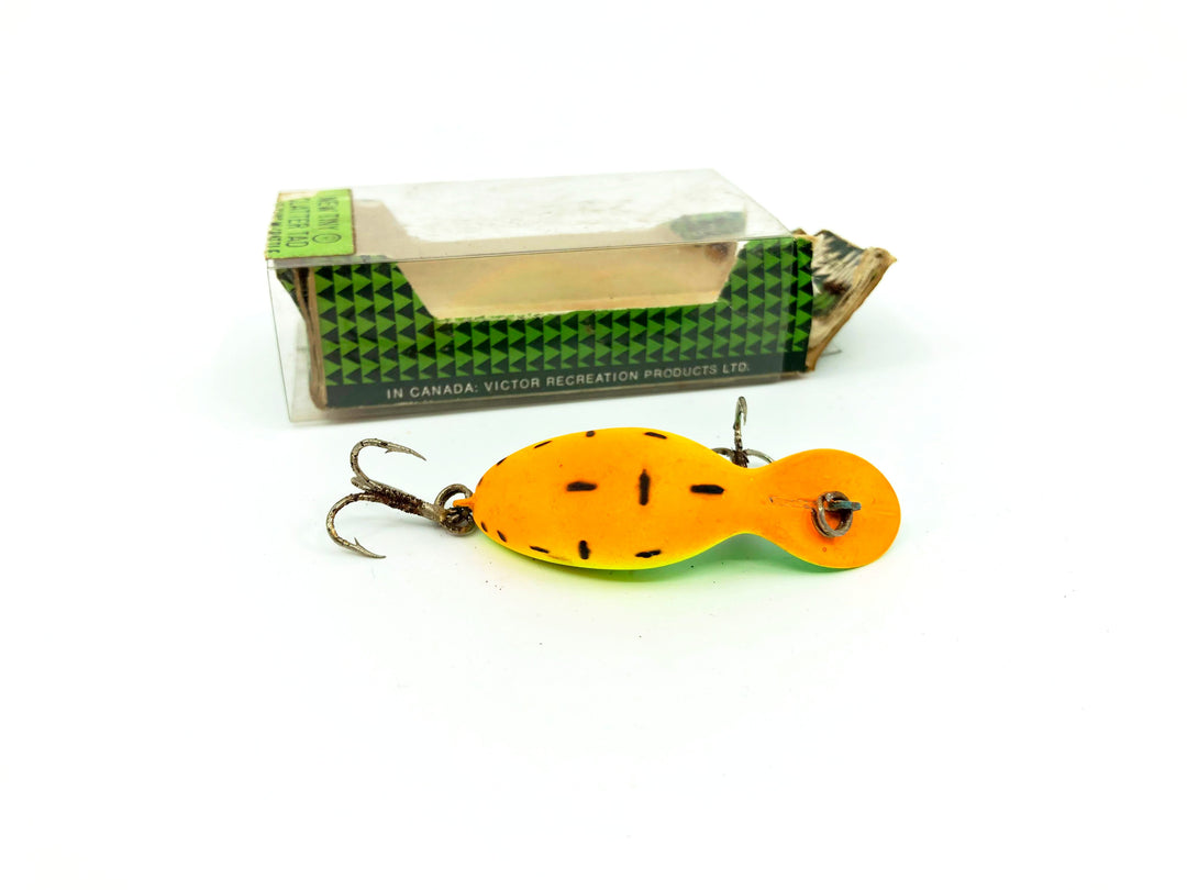 Heddon Tiny Clatter Tad 0990 GRA Fluorescent Green Crawdad Color with Box