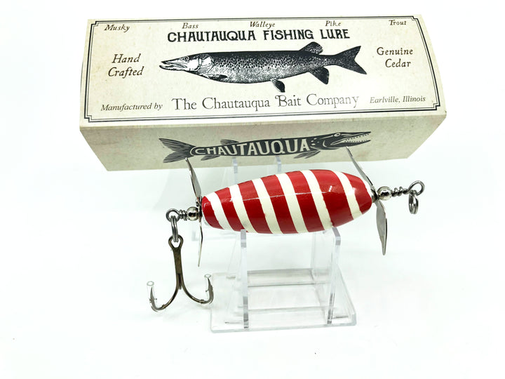 Chautauqua Special Order Wooden Surface Twister in Peppermint Swirl 2021 Color