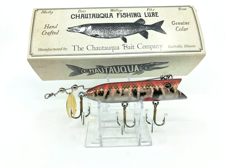 Chautauqua Special Order Wooden Castrolla Minnow in Bloodback Color
