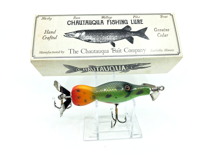Chautauqua Special Order Wooden Stubby Gar in Spotted Gar Color