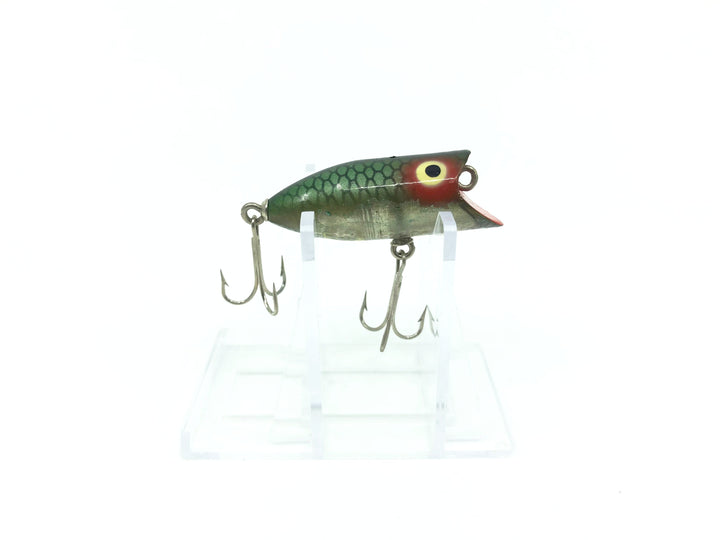 Heddon Tiny Lucky 13 in Green Scale Color