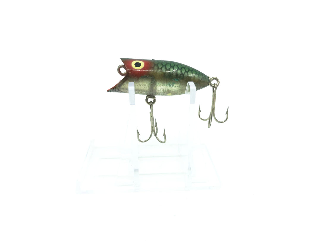 Heddon Tiny Lucky 13 in Green Scale Color