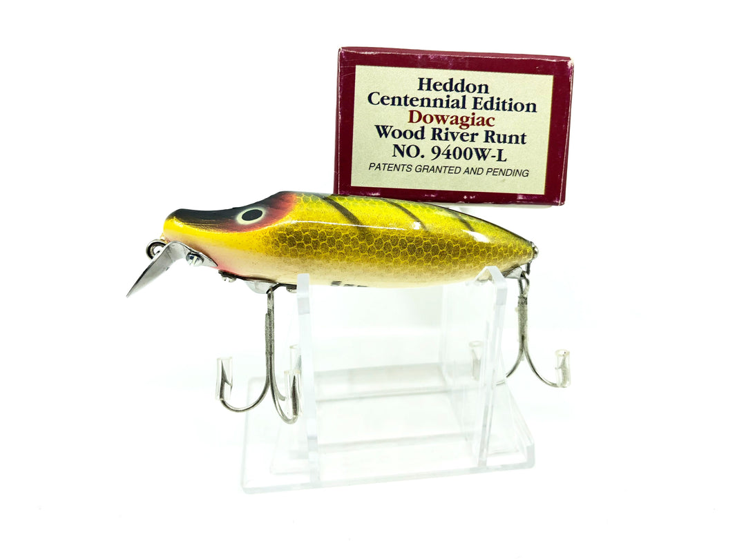 Heddon Centennial Edition Wood River Runt New in Box NO. 9400W-L Numbered!
