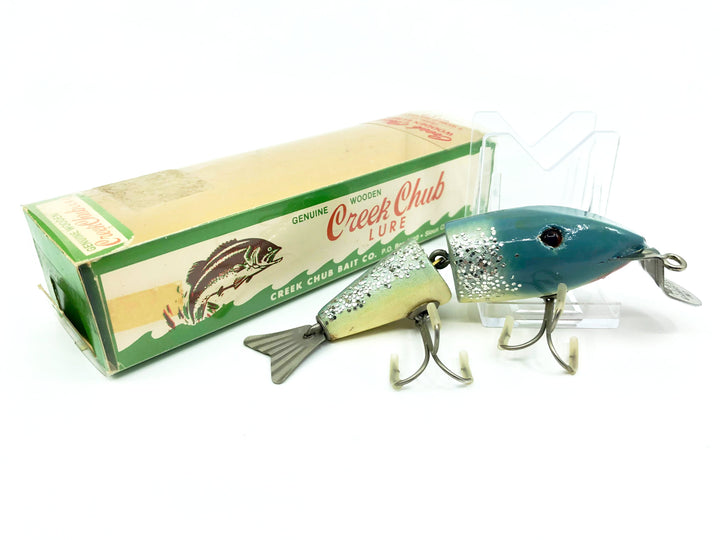 Vintage Creek Chub Wiggle Fish 2401 Blue Flash BFL Color with Box Tough