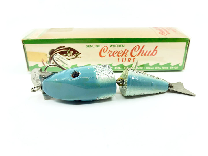 Vintage Creek Chub Wiggle Fish 2401 Blue Flash BFL Color with Box Tough