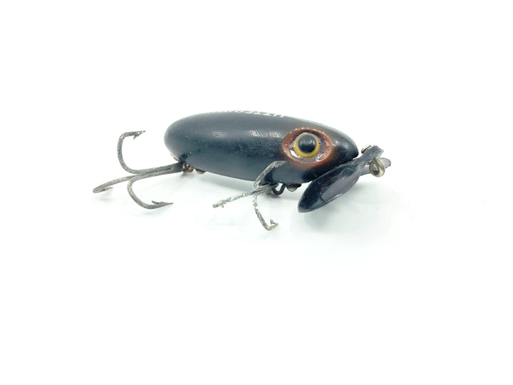 Arbogast Plastic Black Lip Jitterbug 1940's WWII Era Black Color