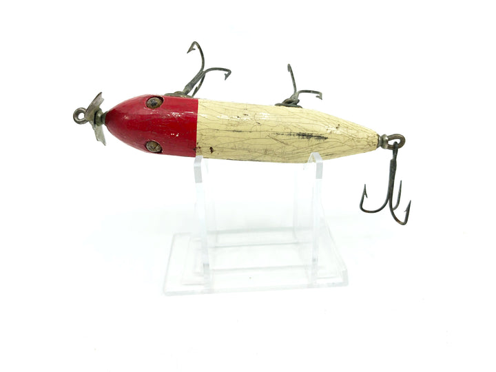 Creek Chub 1500 Injured Minnow Red and White Color 1502