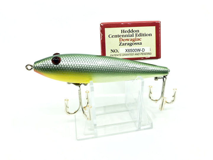 Heddon Centennial Edition Wood Zaragossa New in Box NO. X6500W-D Numbered!