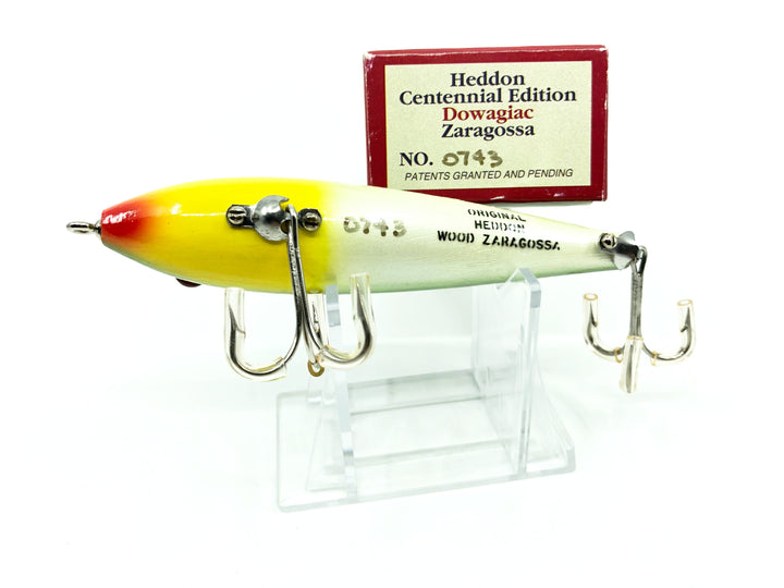 Heddon Centennial Edition Wood Zaragossa New in Box NO. X6500W-D Numbered!