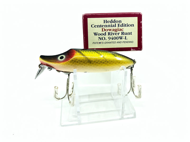 Heddon Centennial Edition Wood River Runt New in Box NO. 9400W-L Numbered!