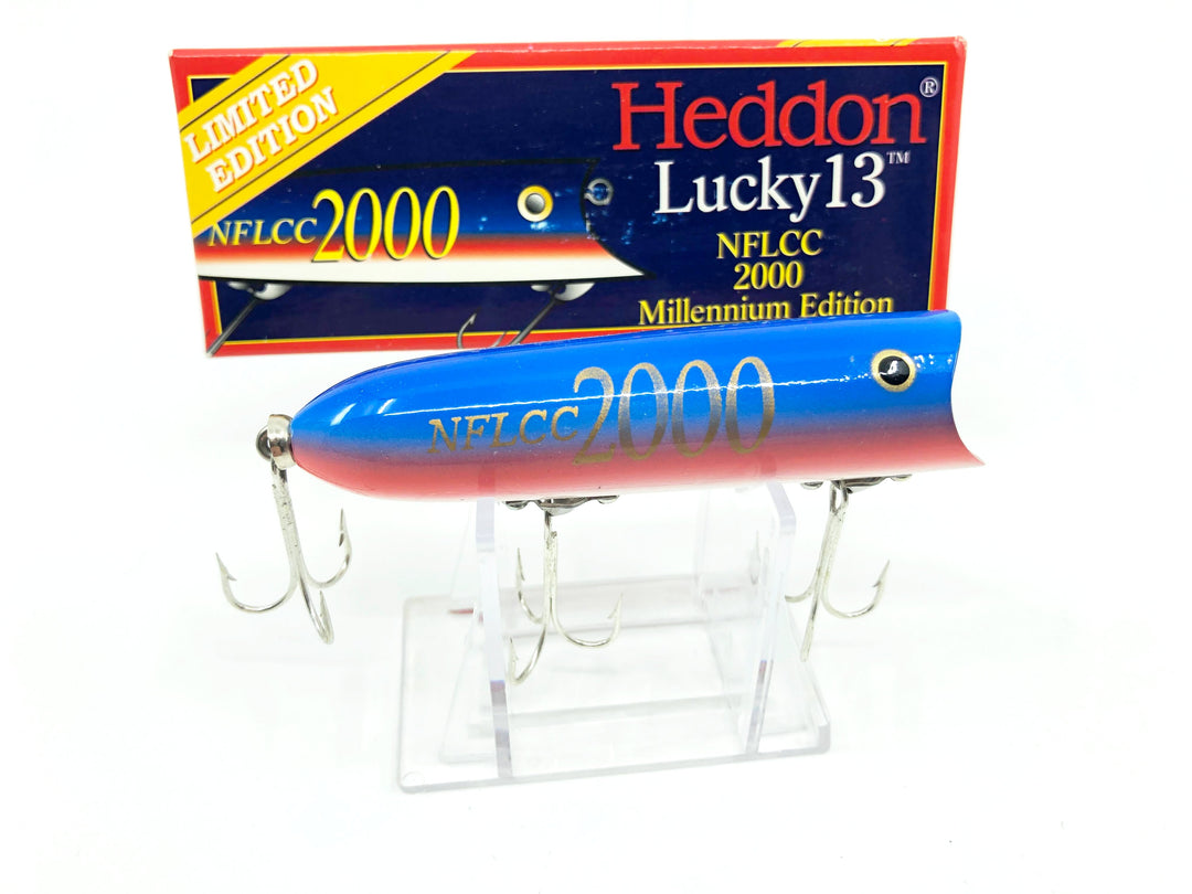 Heddon NFLCC 2000 Lucky 13 New in Box Millennium Edition Signed!
