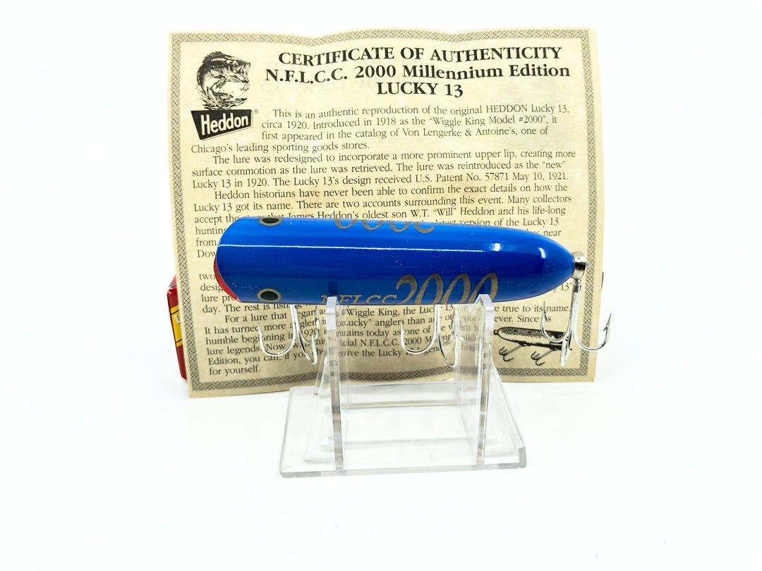 Heddon NFLCC 2000 Lucky 13 New in Box Millennium Edition Signed!