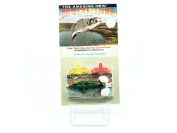 The Amazing Multi-Lure in Dark Frog Color New on Card Novelty or Fish