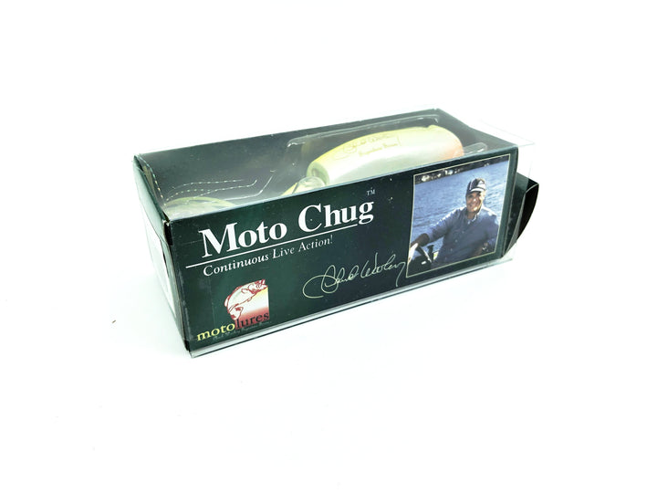 Moto Chug Chuck Woolery Live Action Lure Perch Color with Box Novelty or Fish