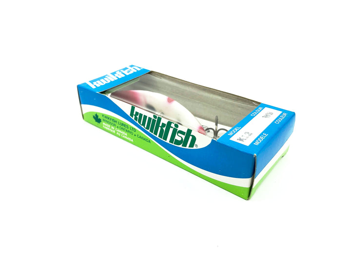 Kwikfish K12 WB White with Black Stripe Color New in Box Old Stock