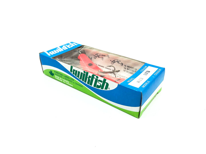 Kwikfish K12 RFB Red Fluorescent Black Spots Color New in Box Old Stock