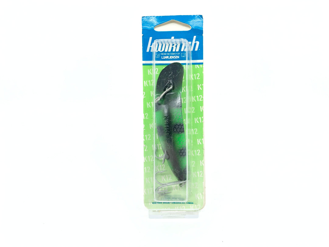 Kwikfish Luhr-Jensen K12 788-GSB Green Chub Color New on Card Old Stock