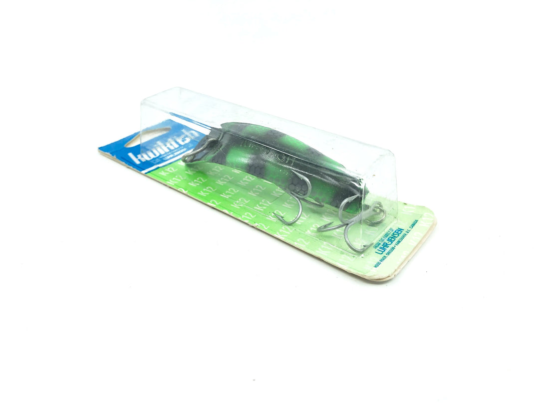 Kwikfish Luhr-Jensen K12 788-GSB Green Chub Color New on Card Old Stock