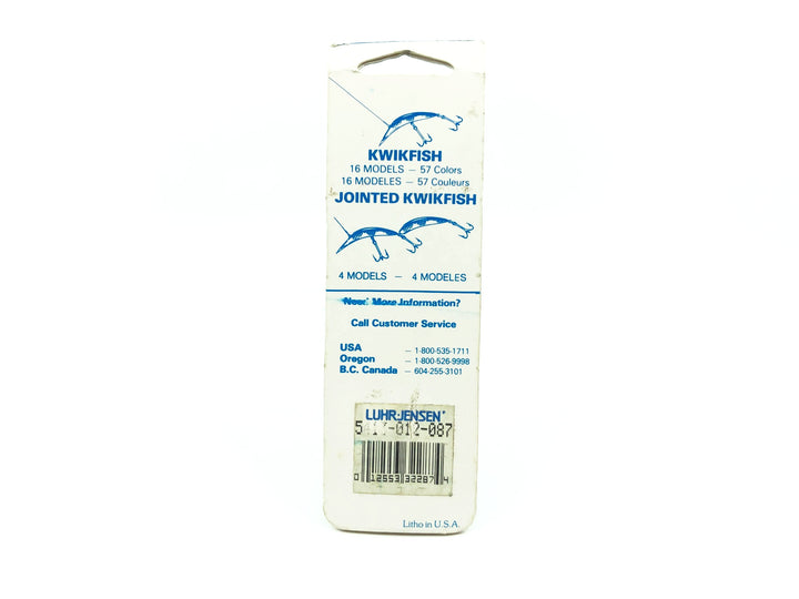 Kwikfish Luhr-Jensen K12 087 PE Pearl Color New on Card Old Stock