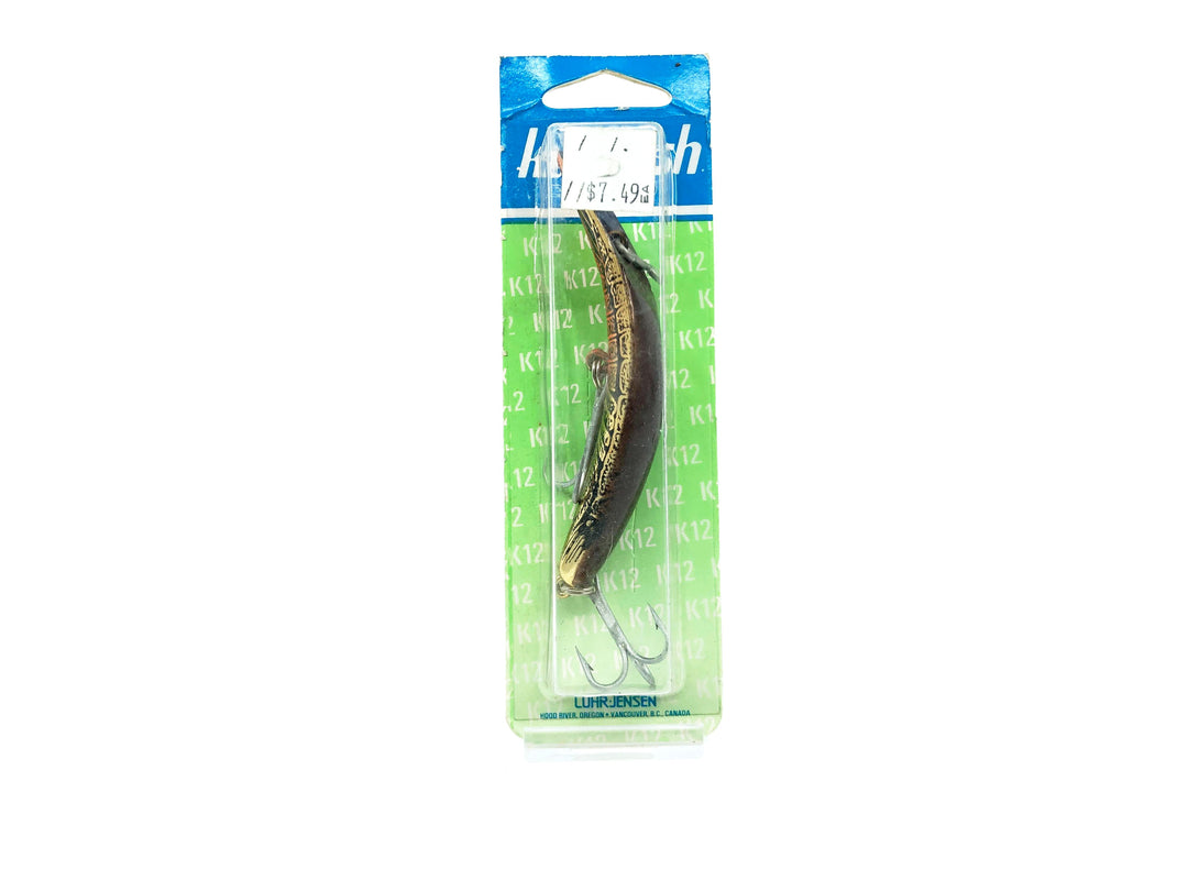 Kwikfish Luhr-Jensen K12 990 Copper Crawfish Color New on Card Old Stock Tough!