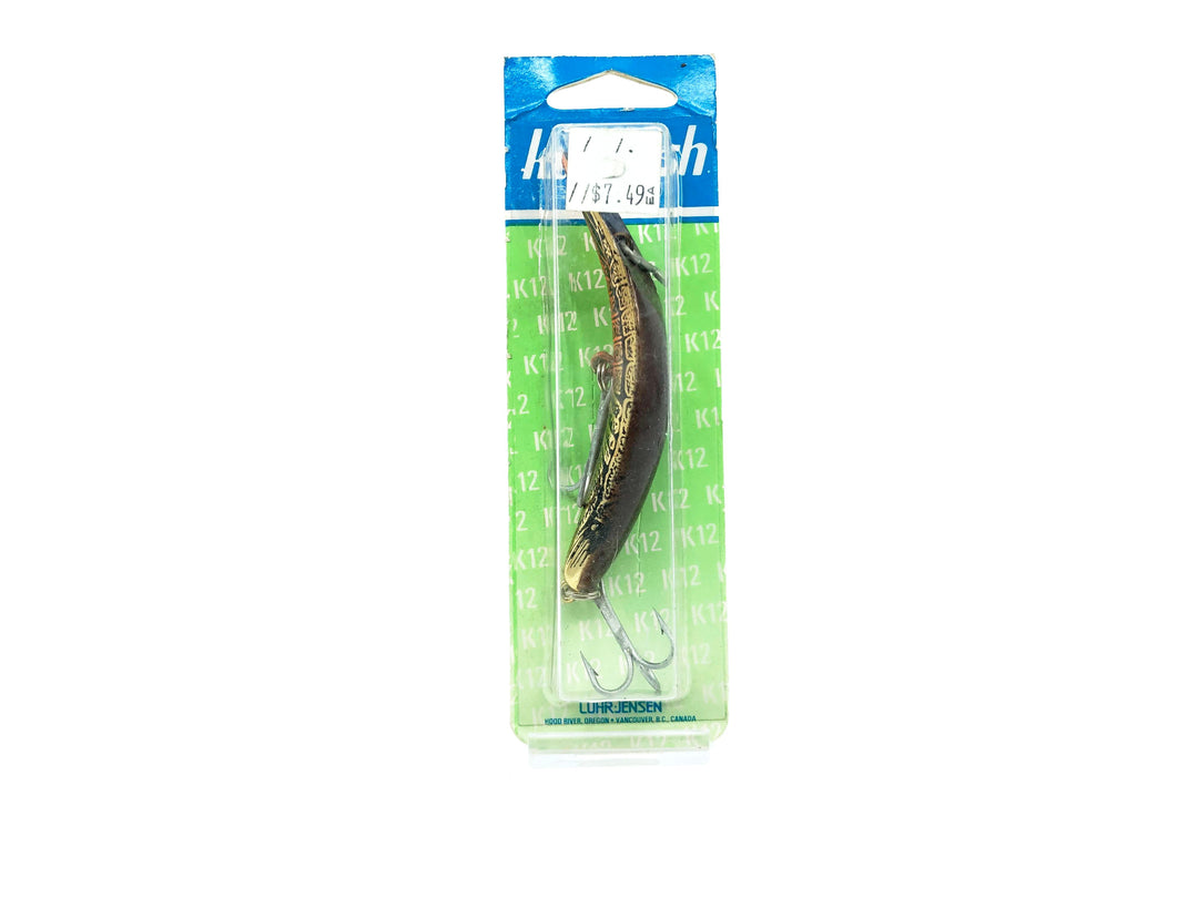 Kwikfish Luhr-Jensen K12 990 Copper Crawfish Color New on Card Old Stock Tough!