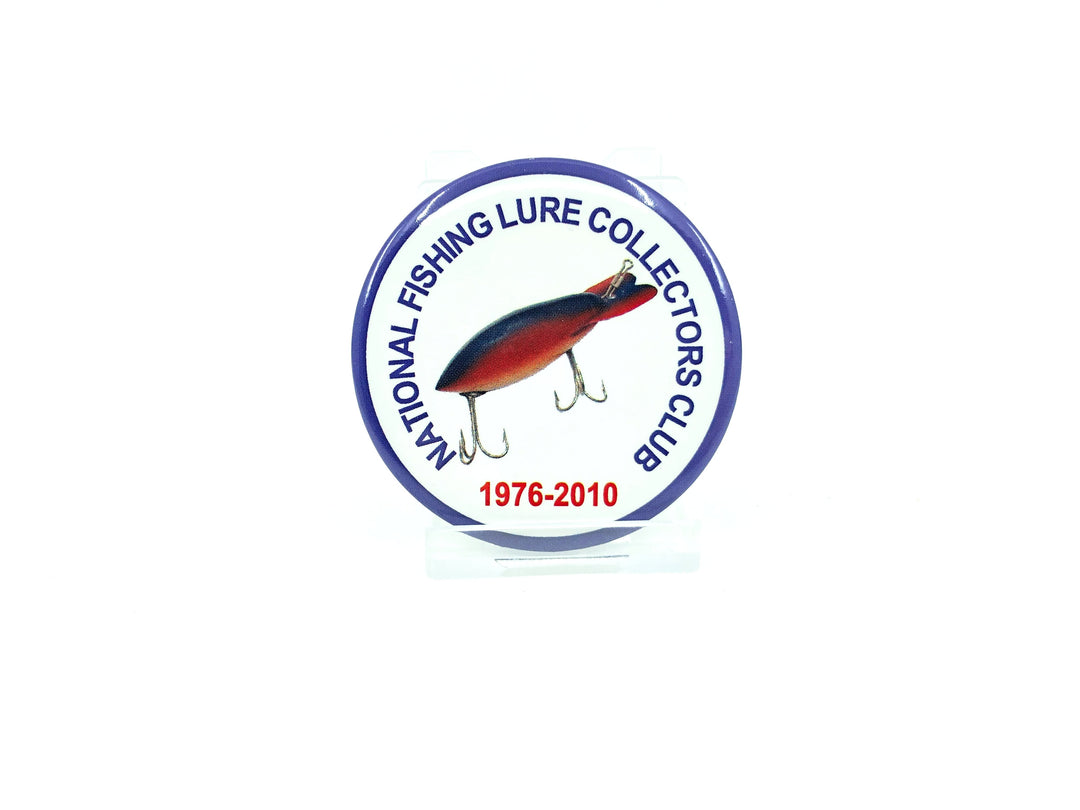 NFLCC Tackle Collectors 1976-2010 Bomber Baits Button / Pin