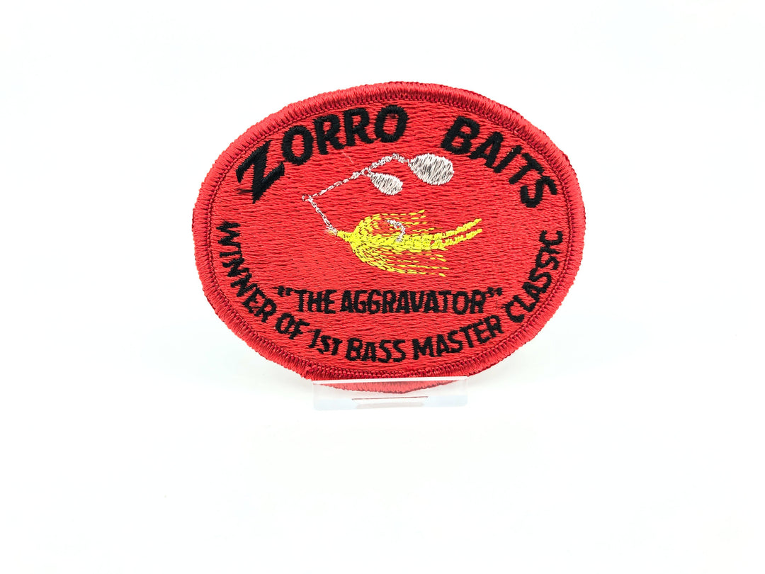 Zorro Baits Aggravator 1st Bass Master Fishing Patch