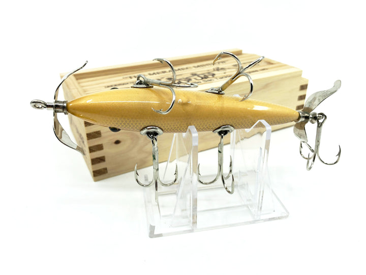 Little Sac Bait Company Meramec Minnow Silver Scale Color Signed Wooden Box 28/100 2002