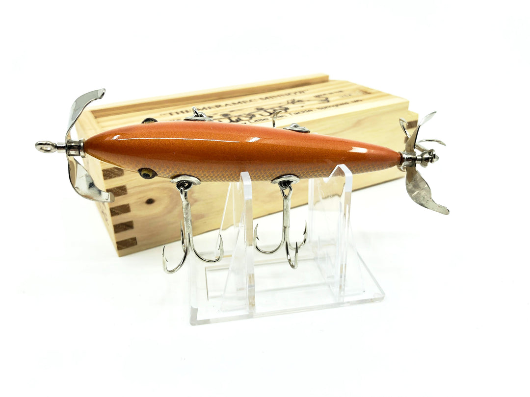 Little Sac Bait Company Meramec Minnow Silver Scale Color Signed Wooden Box 28/100 2002