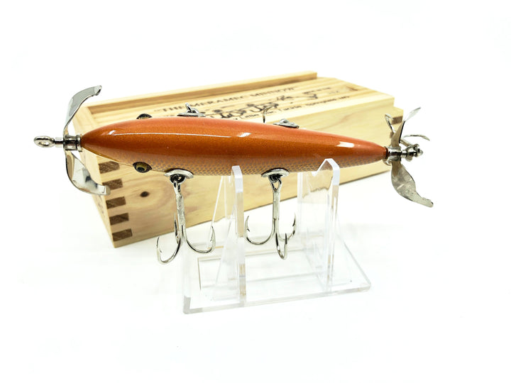Little Sac Bait Company Meramec Minnow Silver Scale Color Signed Wooden Box 28/100 2002