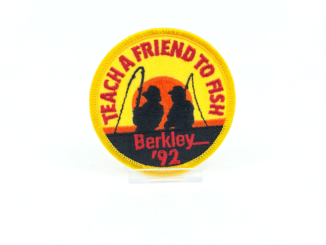 Berkley 1992 Teach a Friend to Fish Vintage Fishing Patch