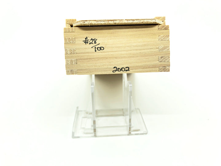 Little Sac Bait Company Meramec Minnow Silver Scale Color Signed Wooden Box 28/100 2002