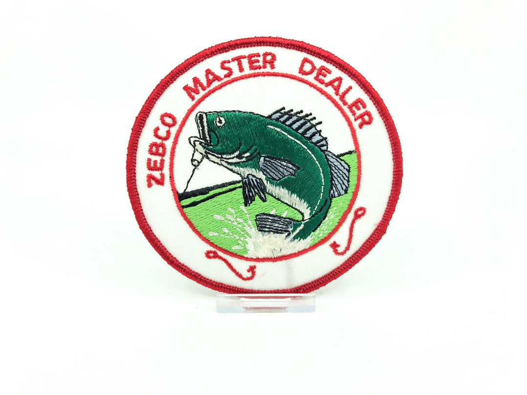 Zebco Master Dealer Vintage Fishing Patch