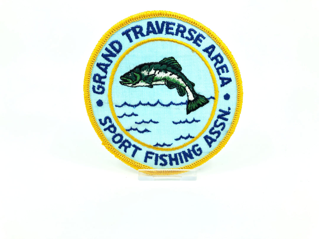 Grand Traverse Area Sport Fishing Assn Vintage Fishing Patch
