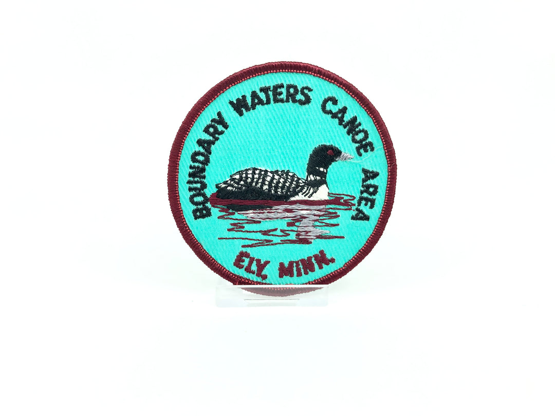 Boundary Waters Canoe Area Ely Minnesota Vintage Fishing Patch