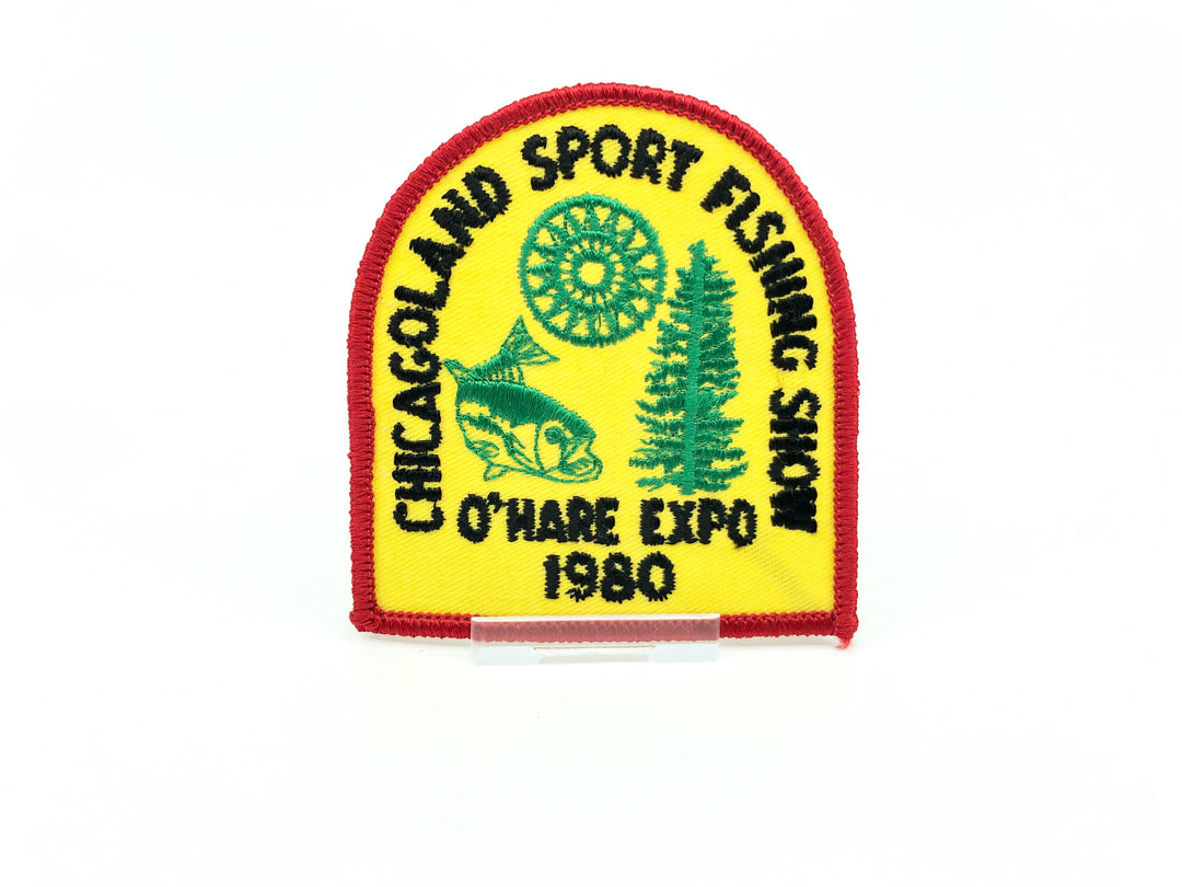 Chicagoland Sport Fishing Show O'Hare Expo 1980 Vintage Fishing Patch