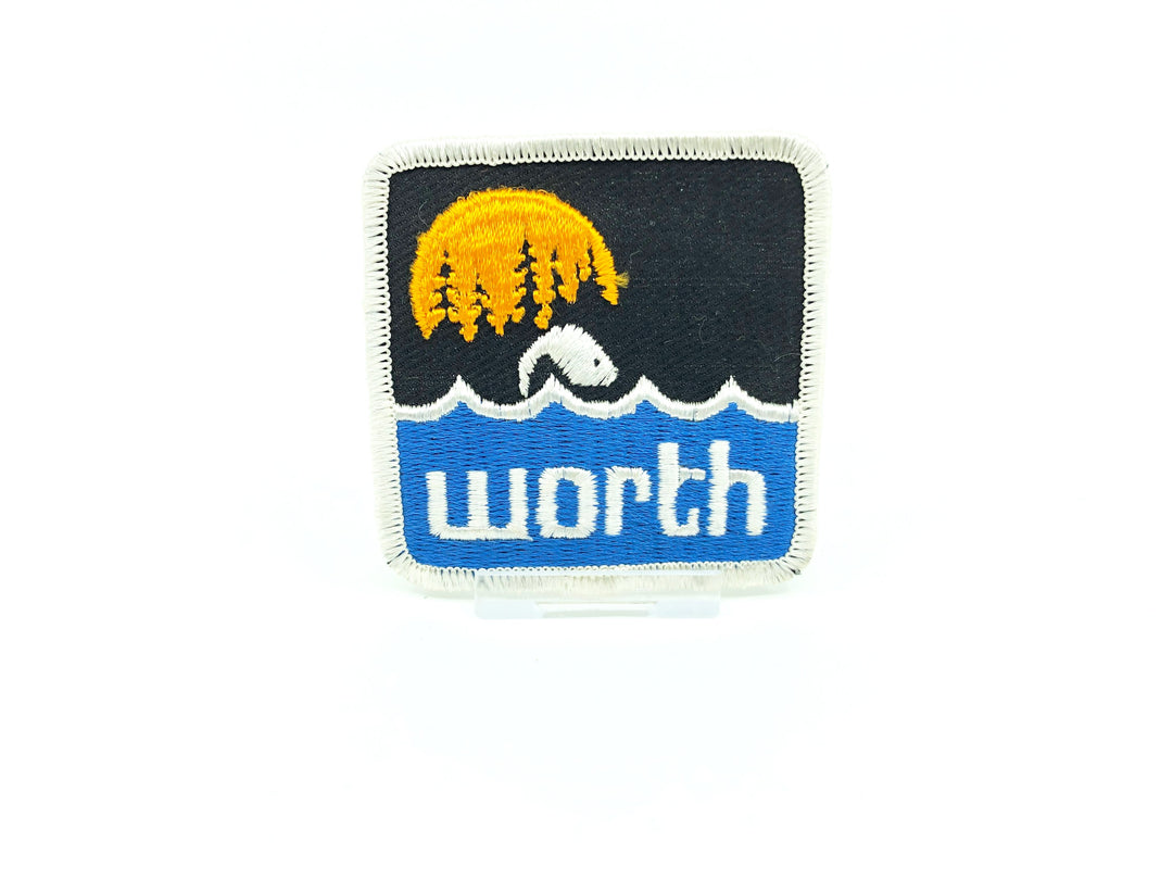 Worth Vintage Fishing Patch - Dark Blue Water