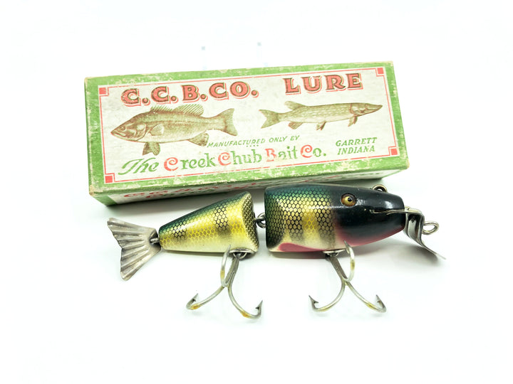 Creek Chub Wigglefish 2401 in Perch Color with Box - Double Line Tie