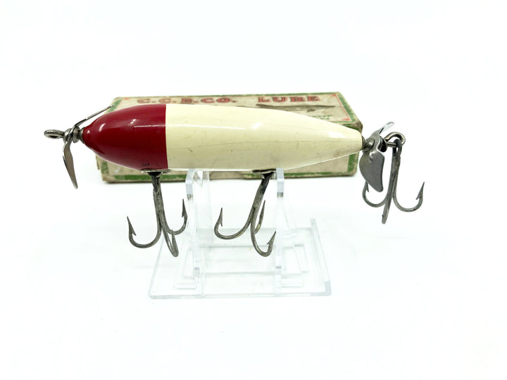 Creek Chub Injured Minnow 1500 White and Red 1502 Color with Box